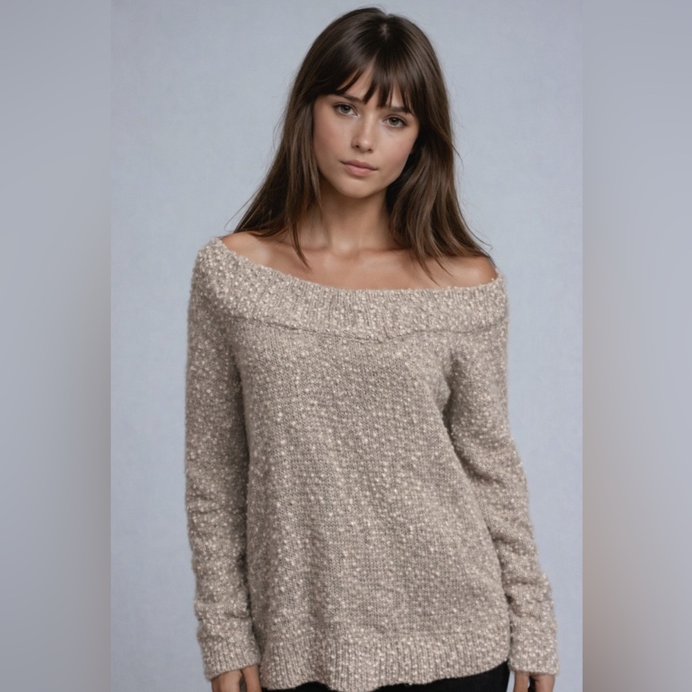 Kersh Pom Pom Boat Neck Knitted Sweater